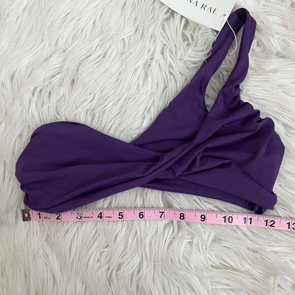 Selina Rae Swim Bikini Top The Aubrey Top in Grape Sz Large - Picture 6 of 11